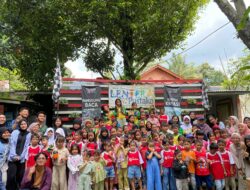 HIMA Gron dan BEM Faperta IPB Ajarkan Tanaman Hias di TBM Lentera Pustaka