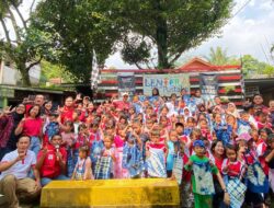 Event CSR Bank Sinarmas, Ajarkan Anak-anak Taman Bacaan Membuat Tas Kreatif