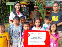 Bank Sinarmas Salurkan Sapi Qurban untuk 200 Keluarga Taman Bacaan di Bogor