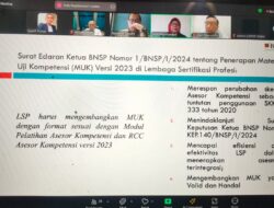 Asesor Kompetensi LSP Dana Pensiun Ikuti Sosialisasi MUK Versi 2023