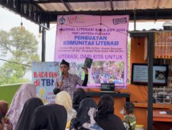 Perkuat Literasi Masyarakat, TBM Lentera Pustaka Gelar Penyuluhan Ayo Membaca ke 70 Ibu-ibu