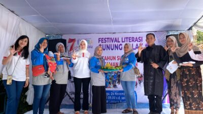 Ruang Kreasi Anak Pembaca Aktif, TBM Lentera Pustaka Gelar Festival Literasi Gunung Salak #7