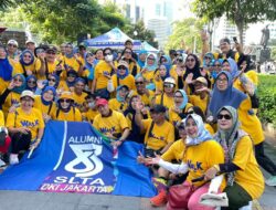 Komunitas Alumni Angkatan 83 SLTA Se DKI Jakarta Gerak Jalan di CFD