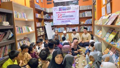 NgabubuRead Ramadan, Bank Sinarmas Gelar Buka Puasa Bersama 200 Anak TBM Lentera Pustaka