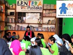 Donasi 500 Euro, AAI Perancis Dukung Motor Baca Keliling TBM Lentera Pustaka