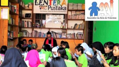 Donasi 500 Euro, AAI Perancis Dukung Motor Baca Keliling TBM Lentera Pustaka