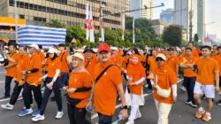 Meriahkan HUT ke-40, ADPI Gelar Jalan Sehat Soliditas Anggota di Car Free Day