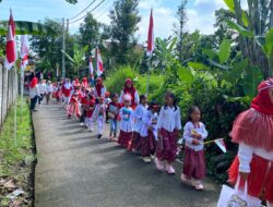Kolaborasi Bank Sinarmas – TBM Lentera Pustaka Gelar Karnaval Agustusan, Giatkan Membaca Anak-anak