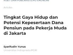 Penelitian Dana Pensiun: Pekerja Muda di Jakarta Bergaya Hidup Rendah dan Butuh Dana Pensiun