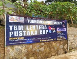 Latih Jiwa Sportivitas, TBM Lentera Pustaka Gelar Turnamen Bulutangkis