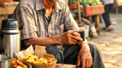 Kisah Pensiunan: Senja di Bangku Kayu Seorang Pekerja Informal